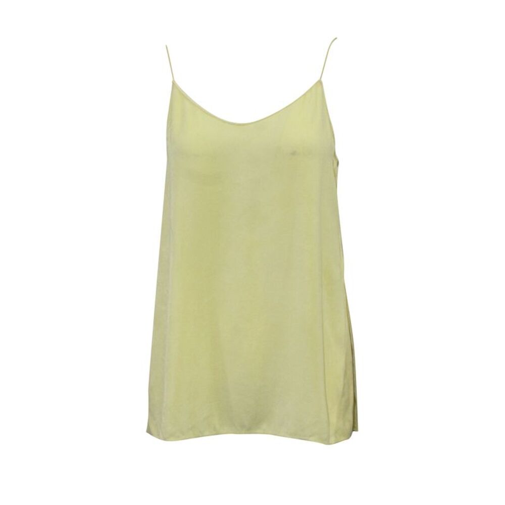 Theory Easy Slip Camisole Top in Yellow Viscose
